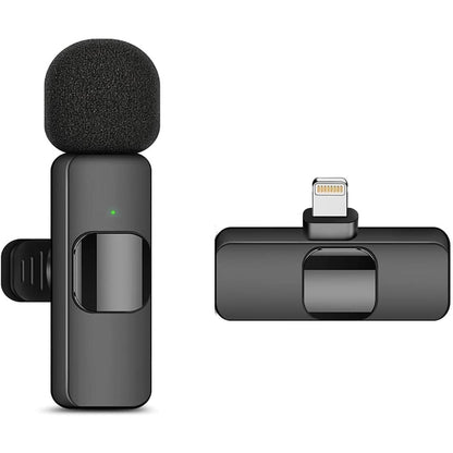 Micro Cravate sans Fil pour smartphone | Enregistrement vidéo, Diffusion en Direct, Podcast, vlog, appel vidéo.