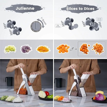 2024 Mandoline de Cuisine Safety Slicer™ Multifonction