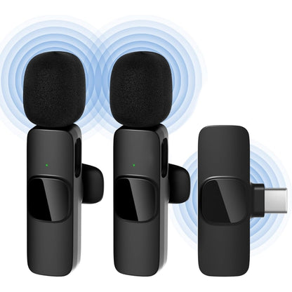 Micro Cravate sans Fil pour smartphone | Enregistrement vidéo, Diffusion en Direct, Podcast, vlog, appel vidéo.